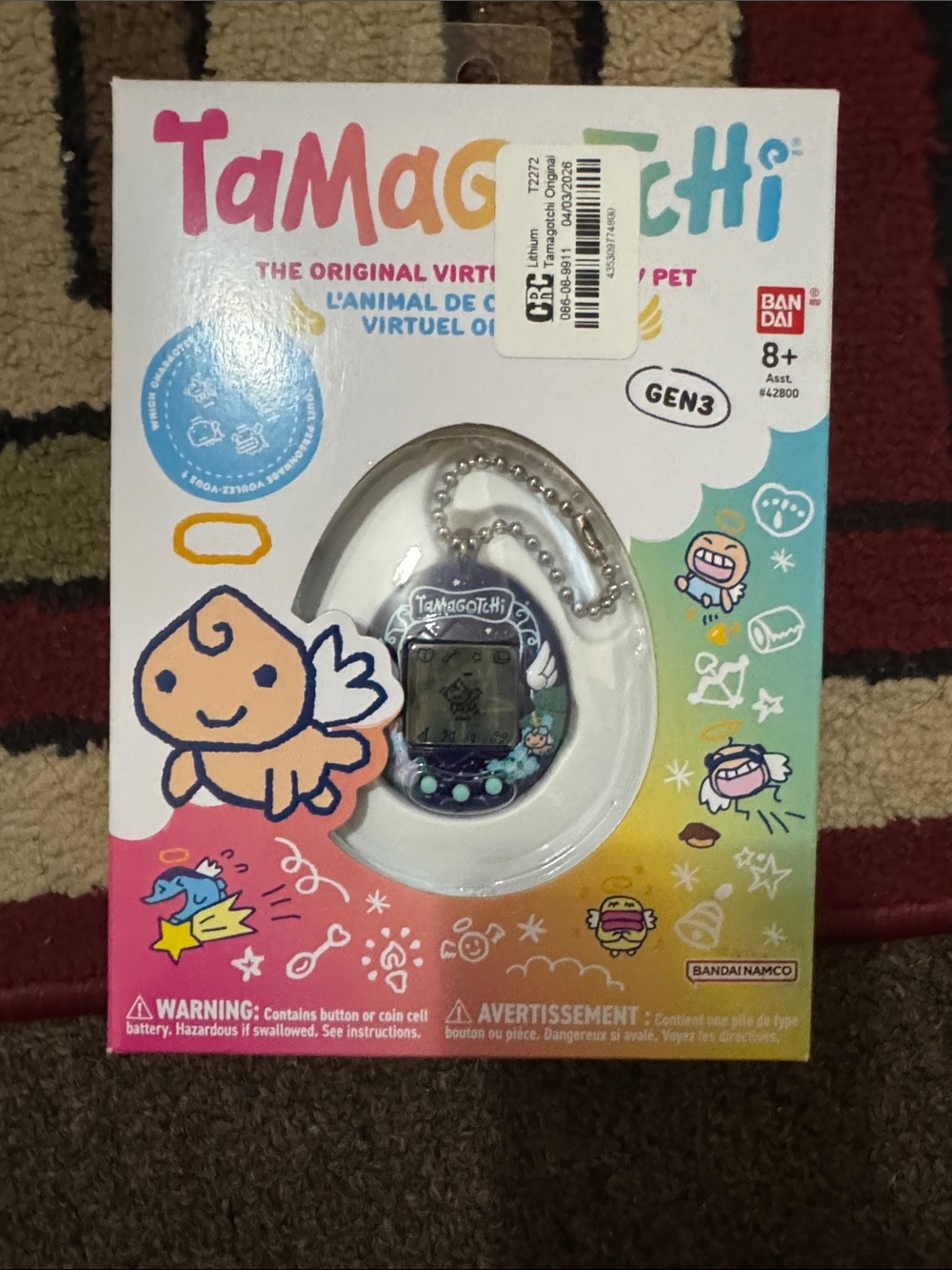 Original Tamagotchi Virtual Pet - White/Pastel